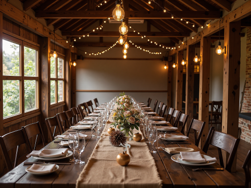 私密小型宴会厅，温馨装饰，适合 intimate 婚礼，环境安静舒适